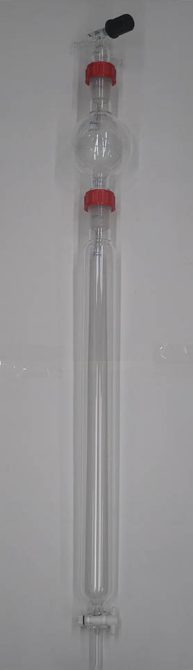 クライミング クロマト管(フィルター無・テフロンコック付) 70×L1000 CL0154-07-30